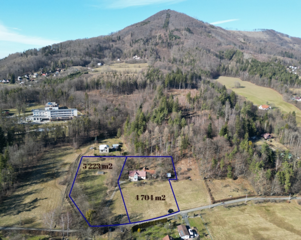 Prodej stavebního pozemku 5223 m² ,Čeladná